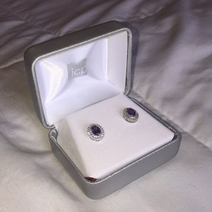 JCPenney’s Amethyst Earrings
